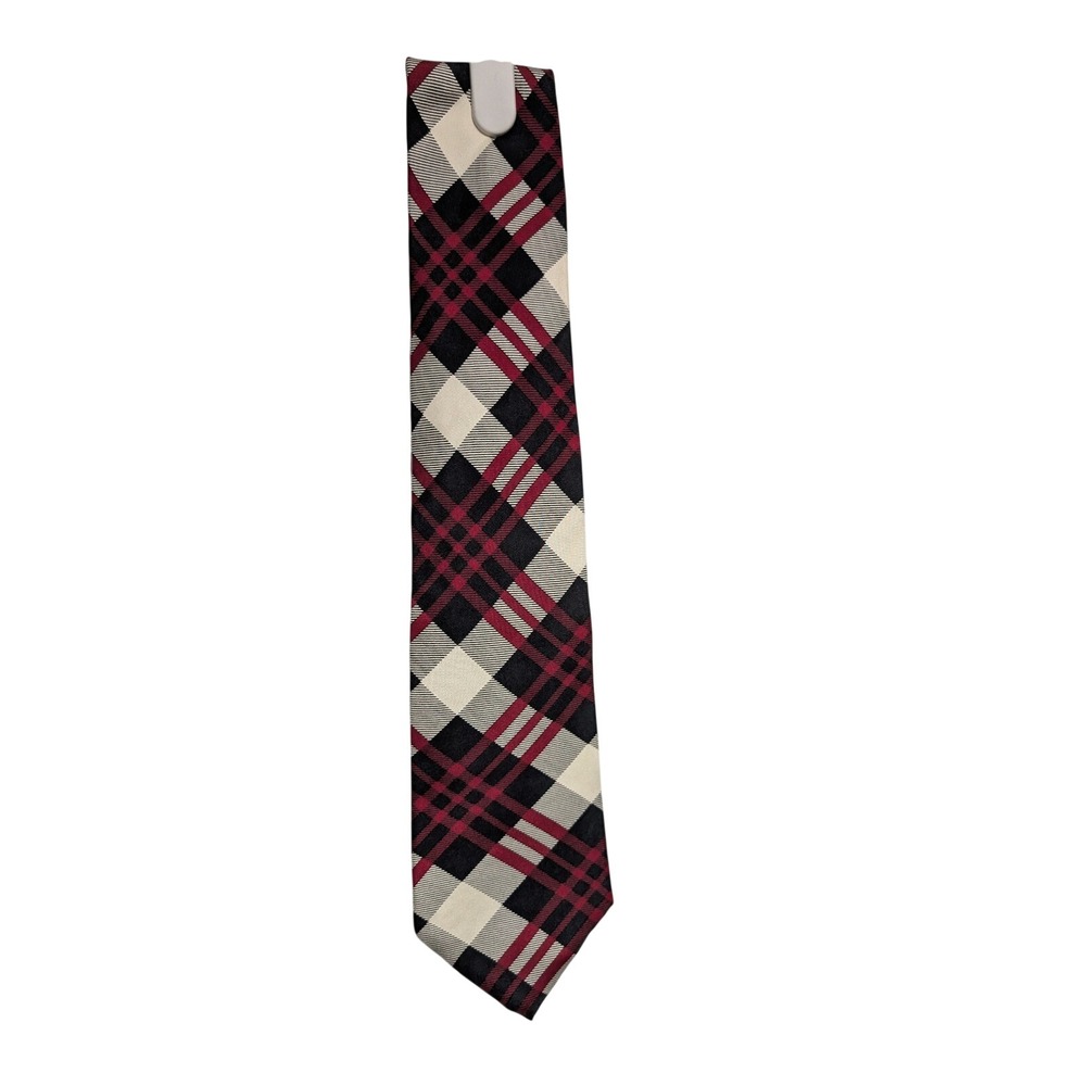 Sheaf‎ & Caber Tartan Necktie Made in USA  100% Silk